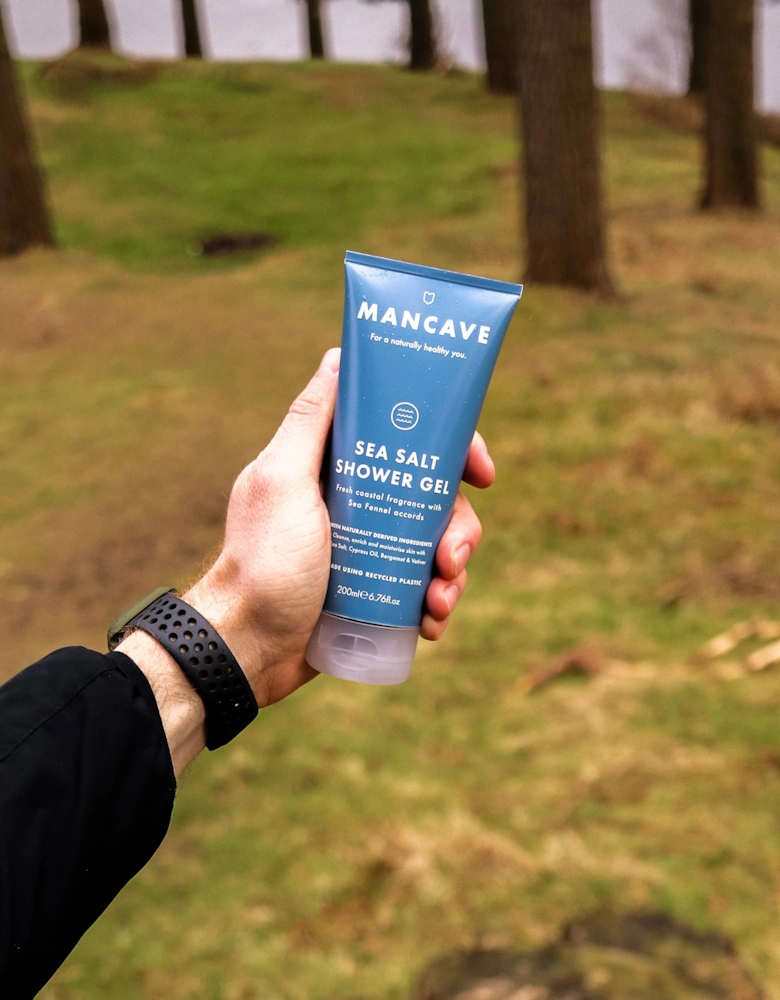 Sea Salt Shower Gel 200ml, Mens Shower Gel, Fathers Day Gift