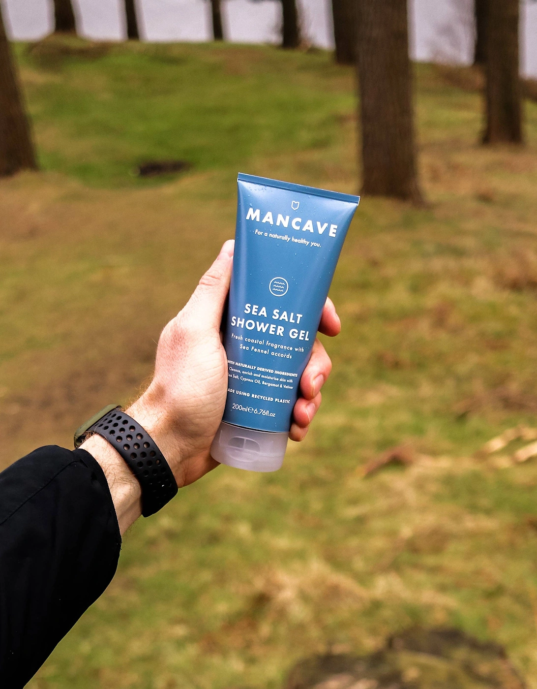 Sea Salt Shower Gel 200ml, Mens Shower Gel, Fathers Day Gift