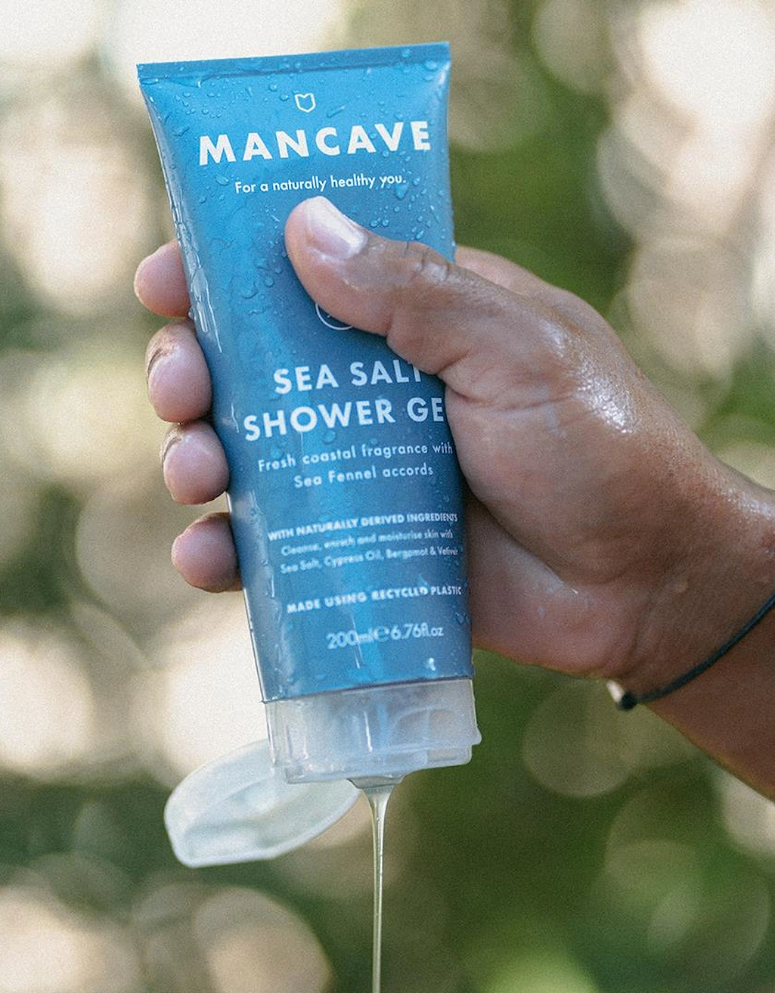 Sea Salt Shower Gel 200ml, Mens Shower Gel, Fathers Day Gift