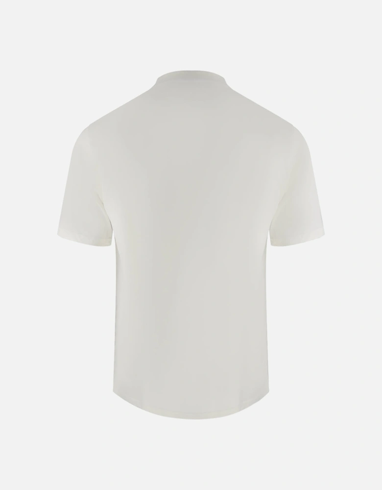 Active Insert Piping T-Shirt Old White