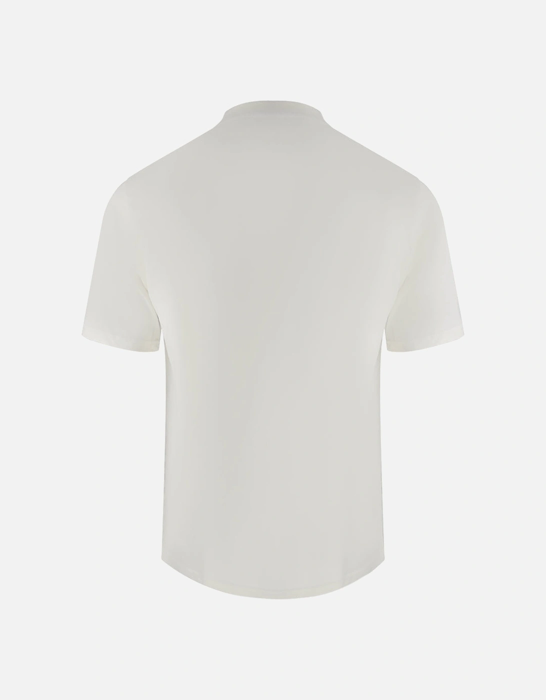 Active Insert Piping T-Shirt Old White