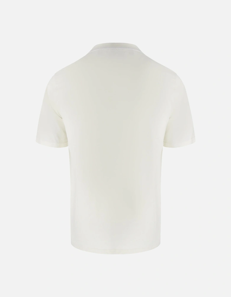 Active Club Check Pocket T-Shirt Old White