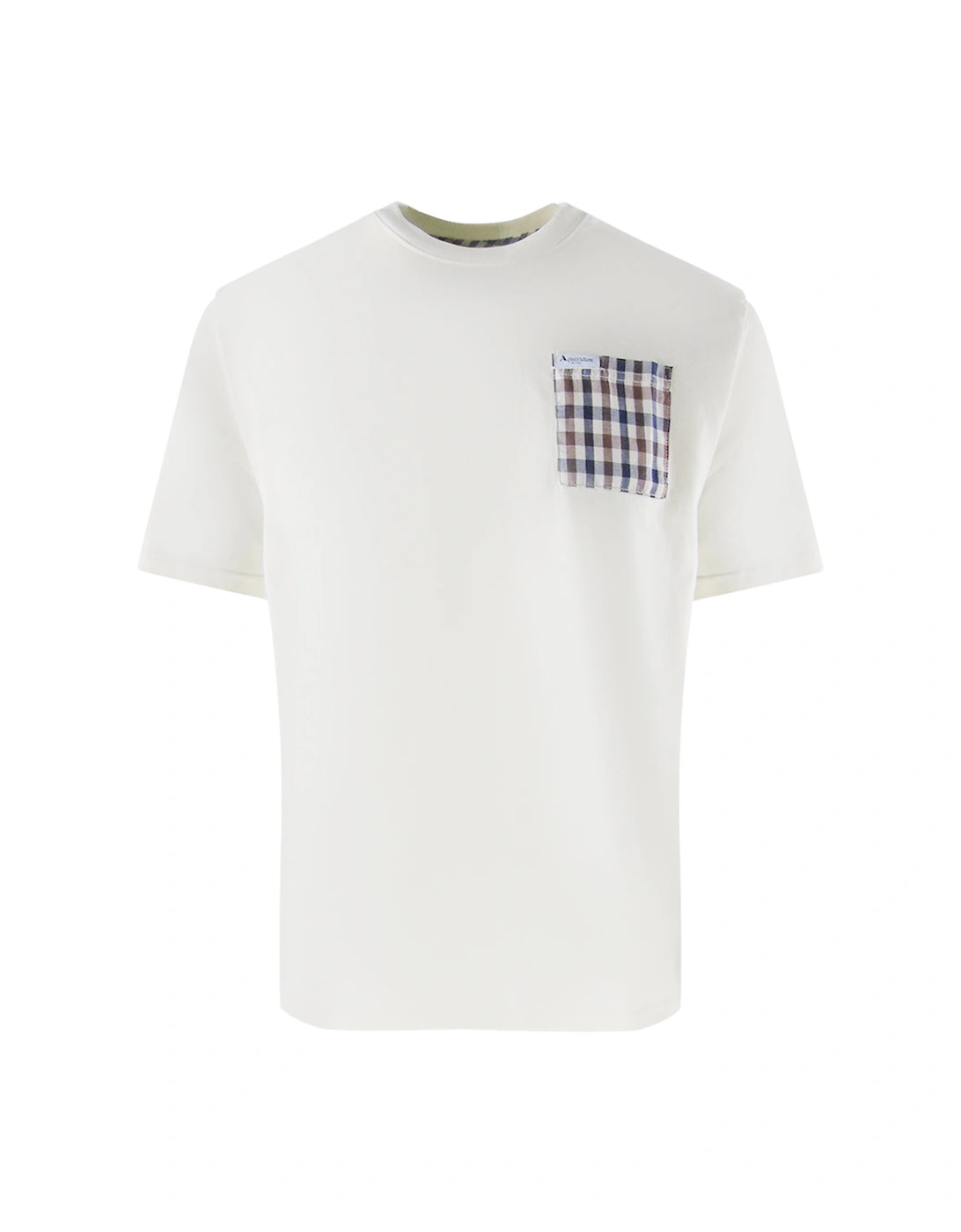 Active Club Check Pocket T-Shirt Old White, 3 of 2