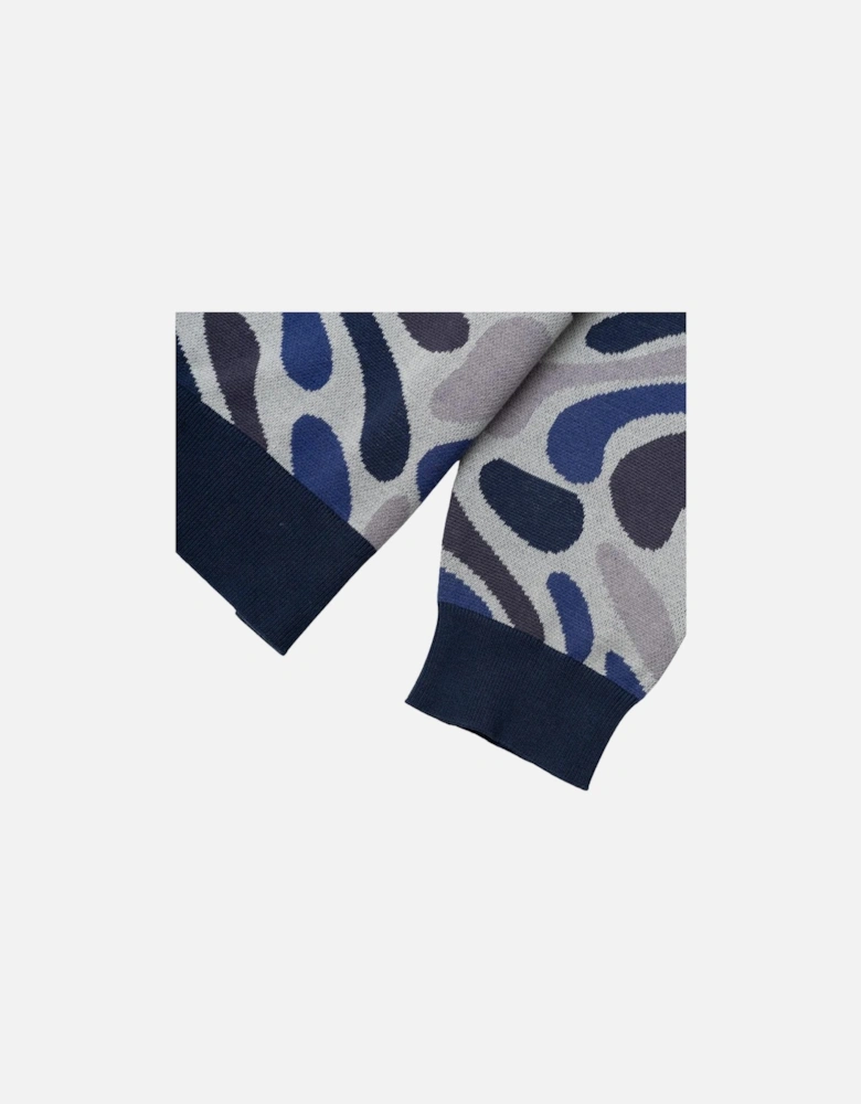 Blended Camo Knit Sweat - Midnight Camo