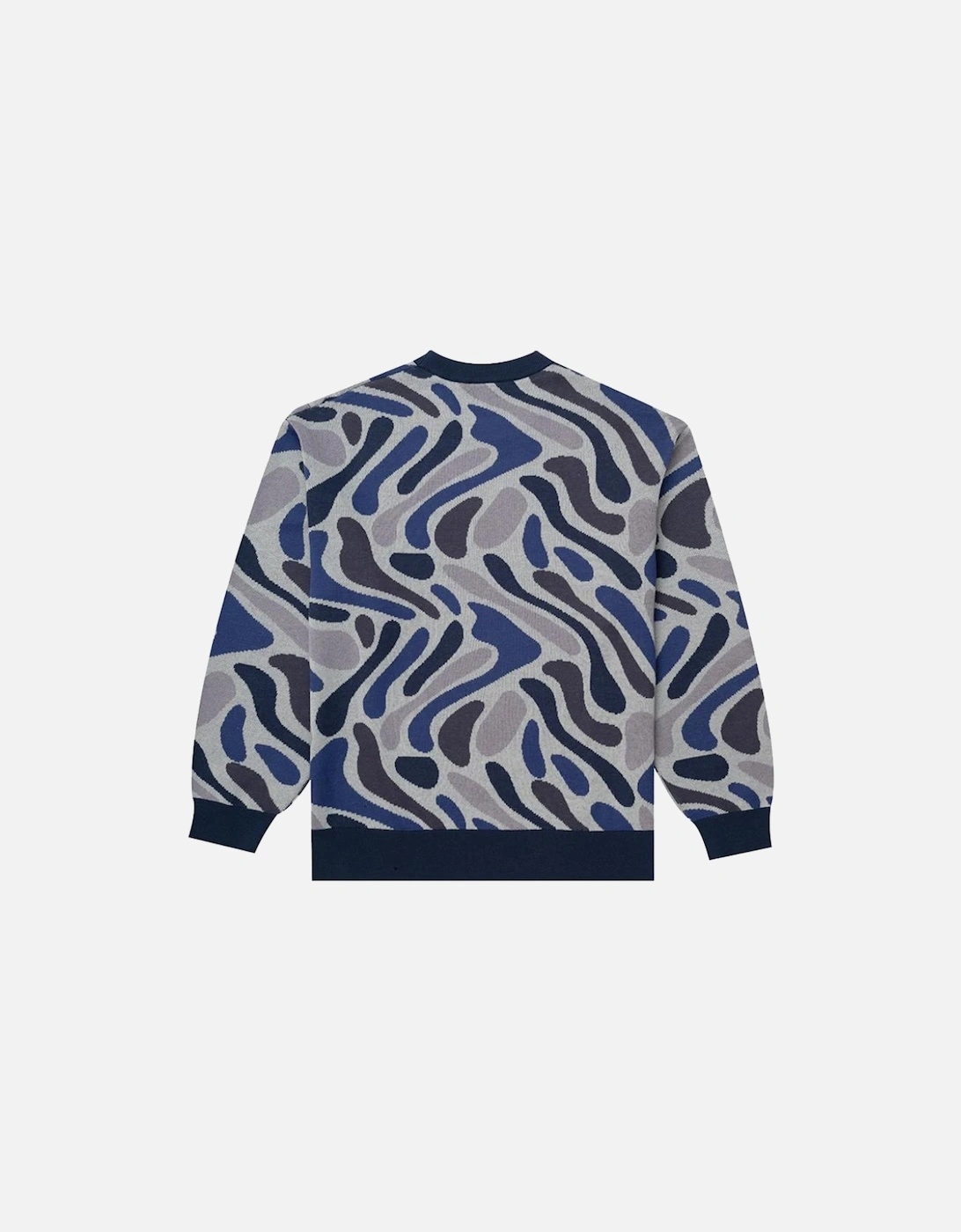 Blended Camo Knit Sweat - Midnight Camo