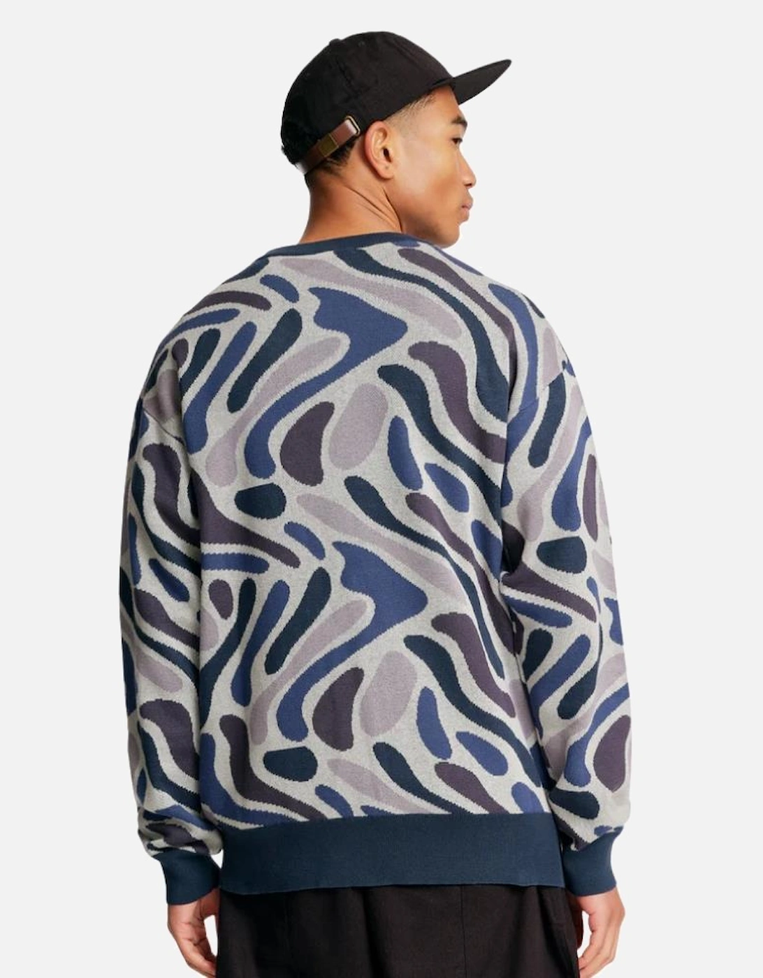 Blended Camo Knit Sweat - Midnight Camo