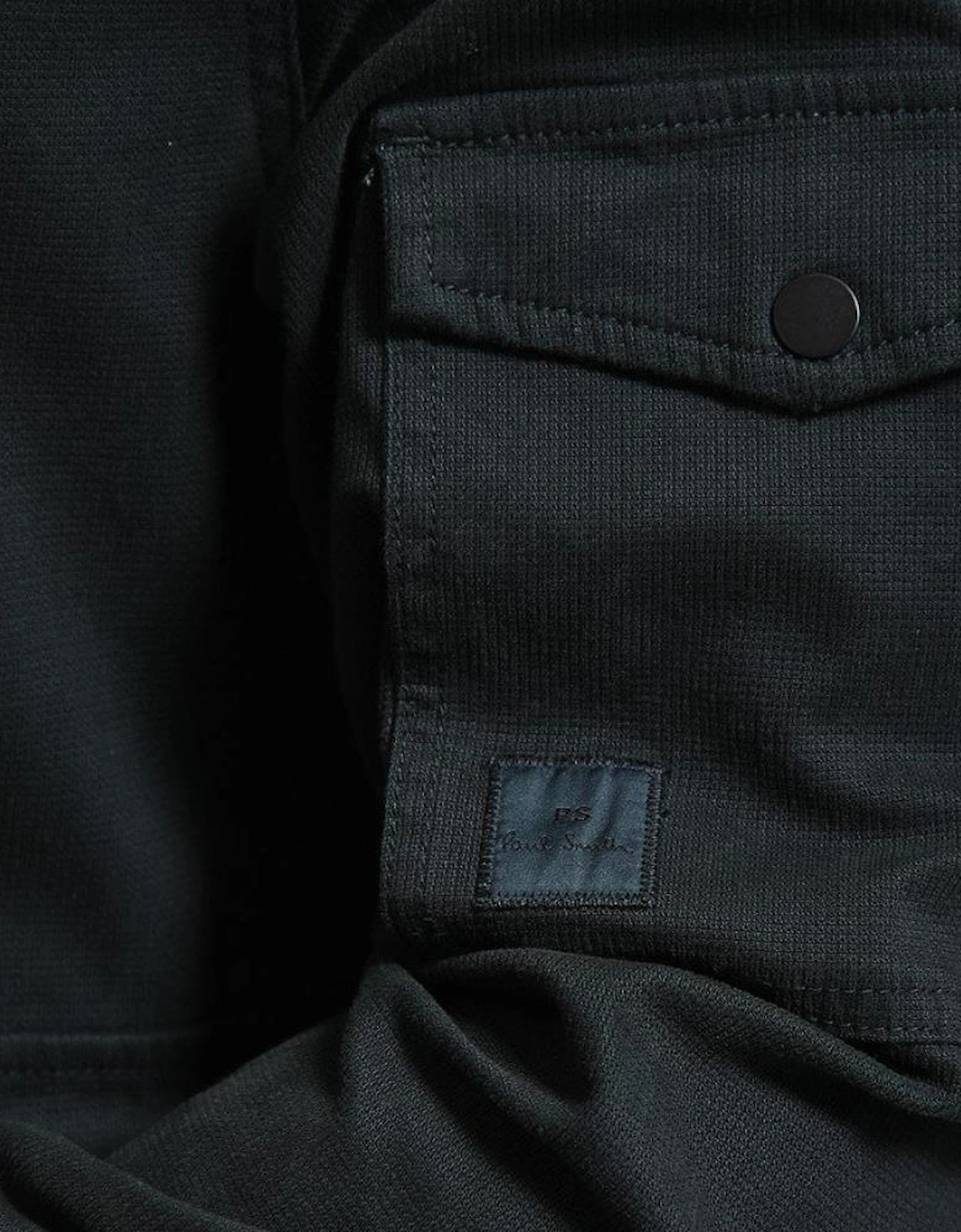 Mens Casual Shirt Jacket - Bottle Green