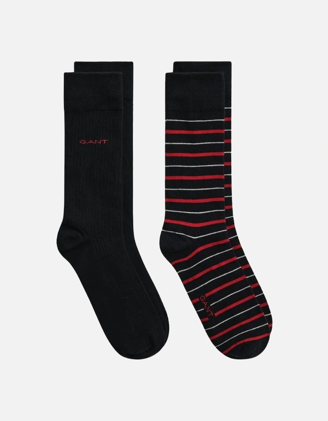 Paisley Socks 2-Pack Gift Box - Plumped Red