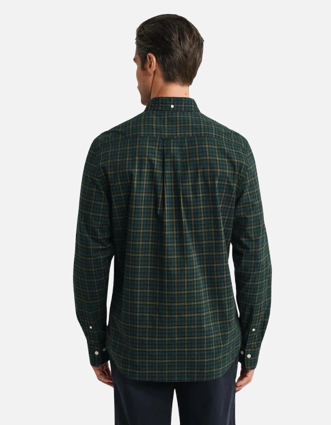 Reg Classic Poplin Check Shirt - Tartan Green
