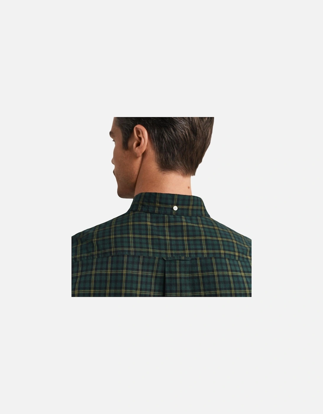 Reg Classic Poplin Check Shirt - Tartan Green