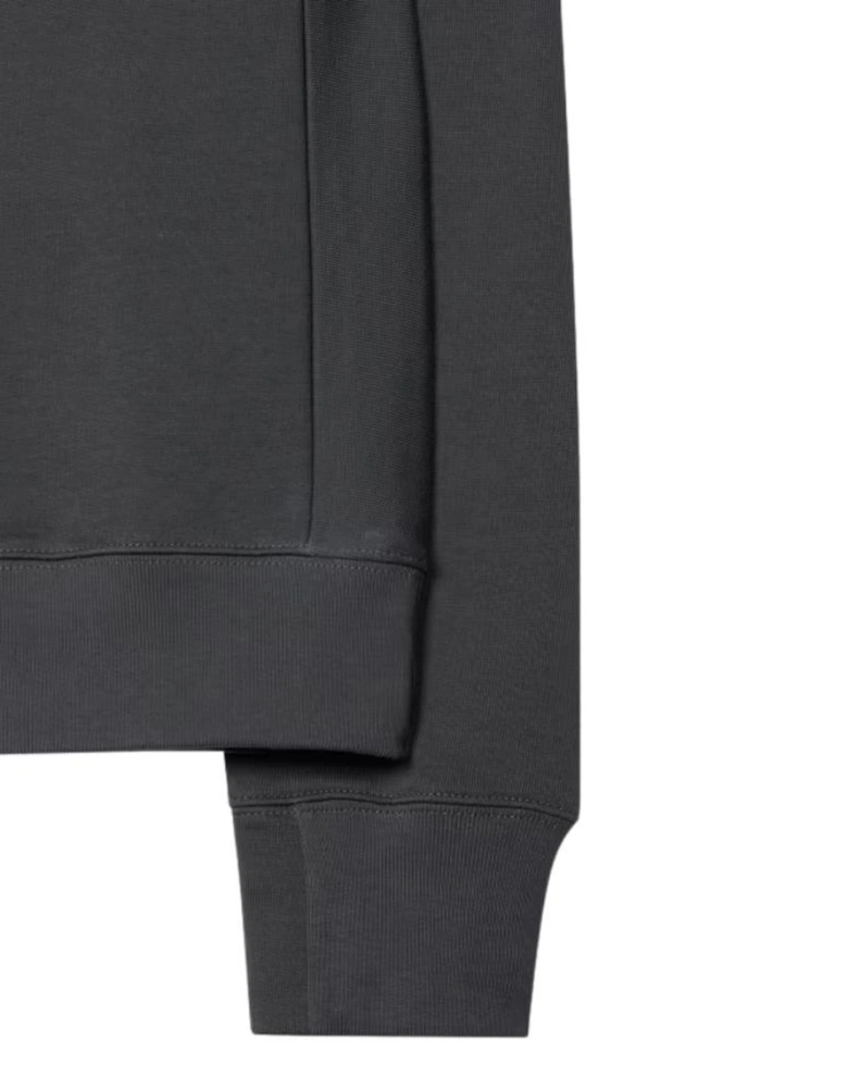 Regular Fit Sweatshirt Zebra Badge - Slate