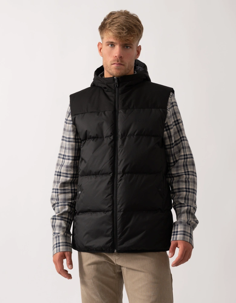BOSS Green Block-X Mens Gilet - Black 001