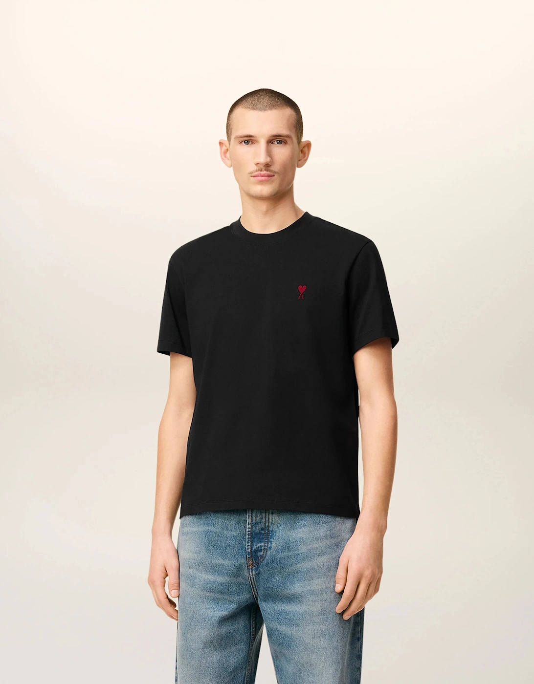 Small Red ADC Classic T-Shirt - Black