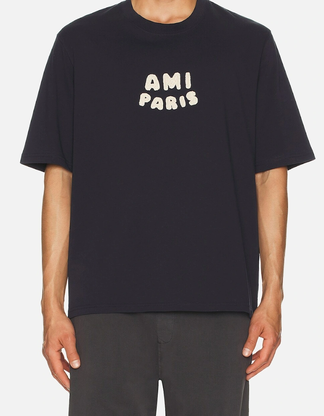 Embroidered Jersey T-Shirt - Navy, 3 of 2