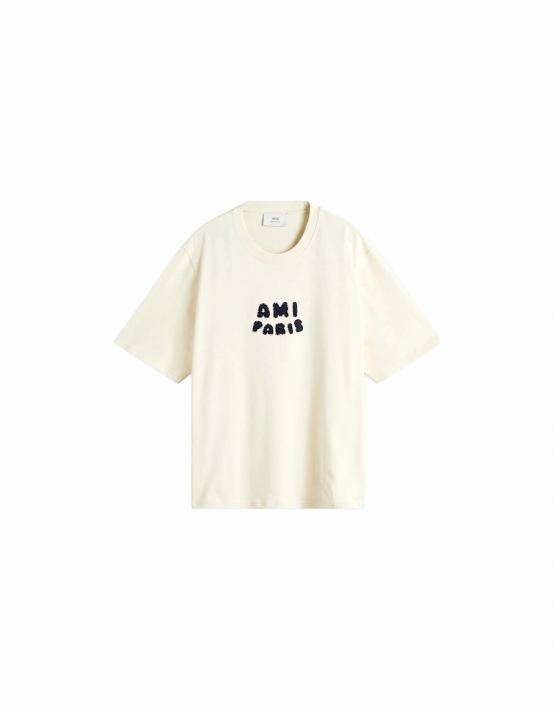 Embroidered Jersey T-Shirt - White Cream, 6 of 5