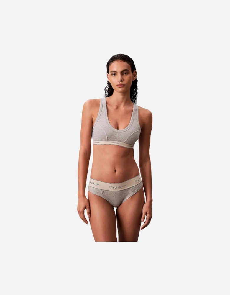 Heritage Cotton Bikini Brief, Grey Heather
