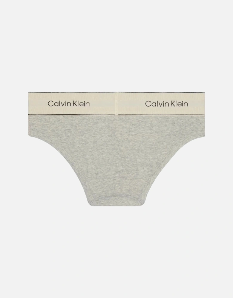 Heritage Cotton Bikini Brief, Grey Heather