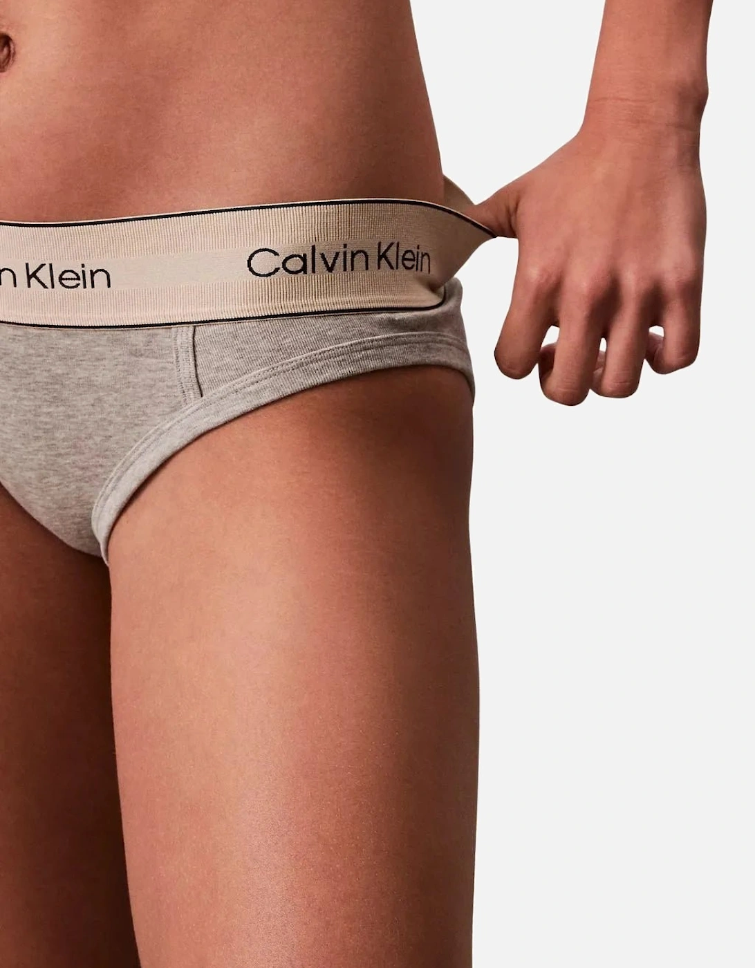 Heritage Cotton Bikini Brief, Grey Heather