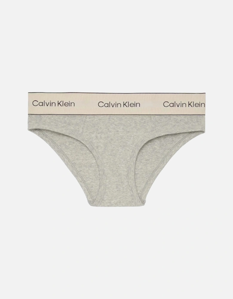 Heritage Cotton Bikini Brief, Grey Heather