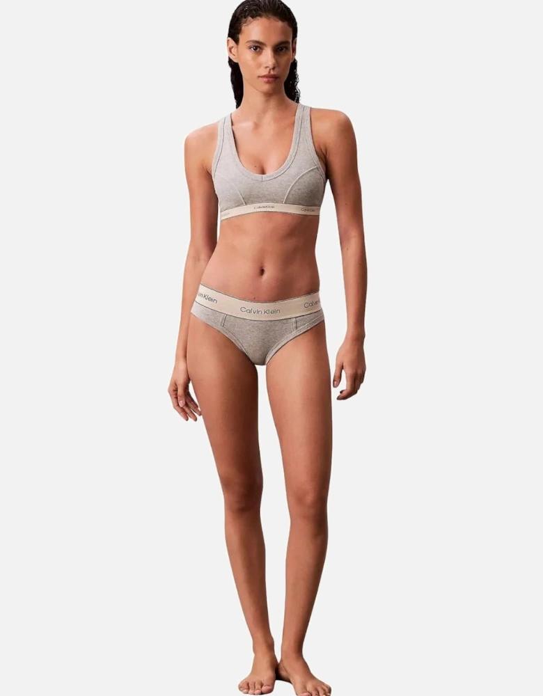 Heritage Cotton Bikini Brief, Grey Heather