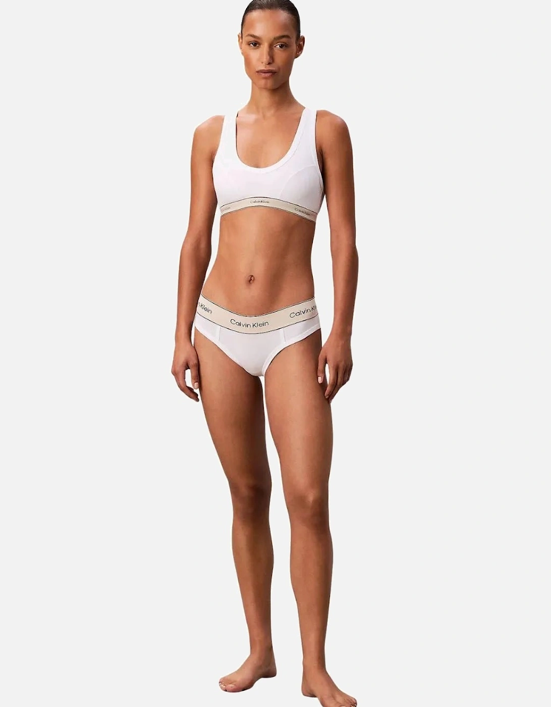 Heritage Cotton Bikini Brief, White