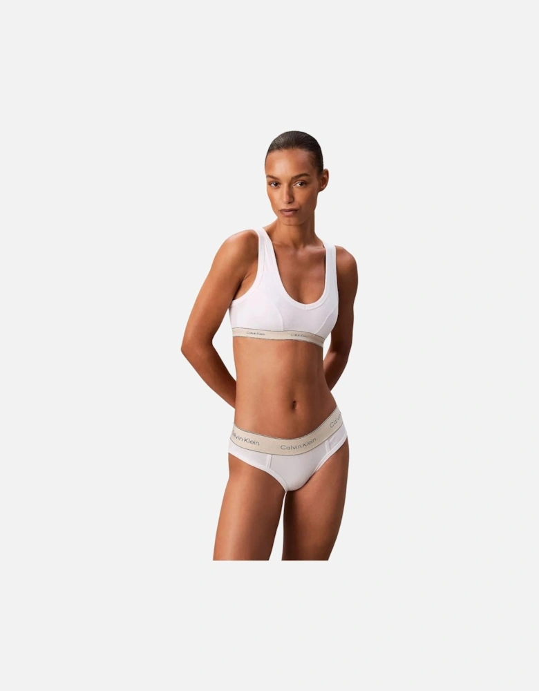 Heritage Cotton Bikini Brief, White