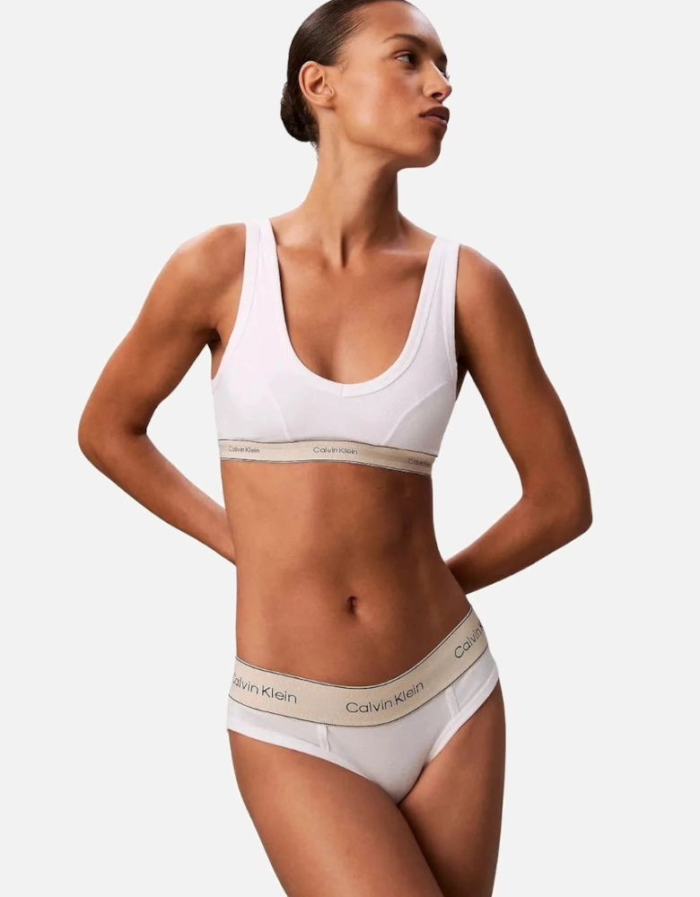 Heritage Cotton Bikini Brief, White