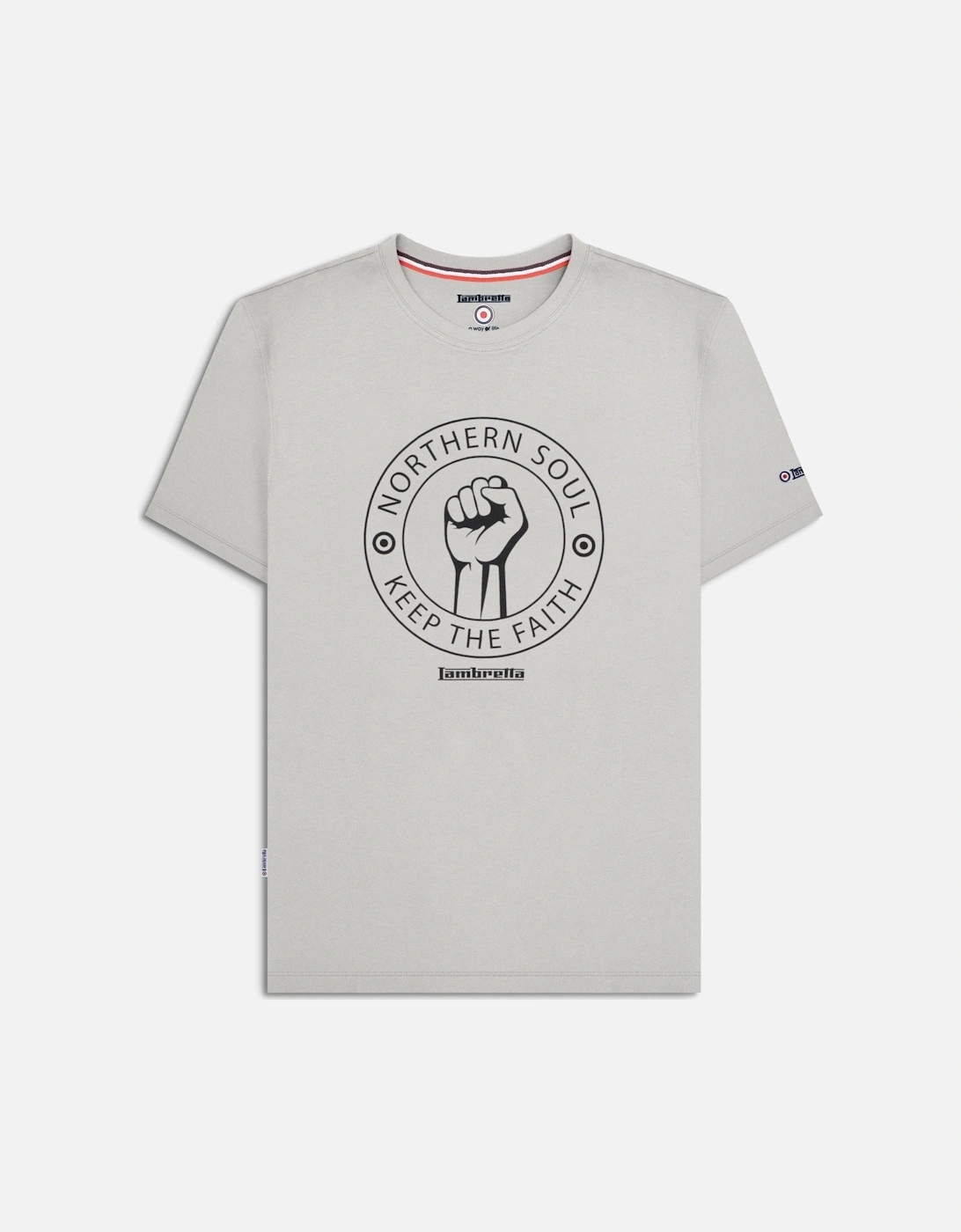 Mens Northern Soul Retro T-Shirt Black, 2 of 1