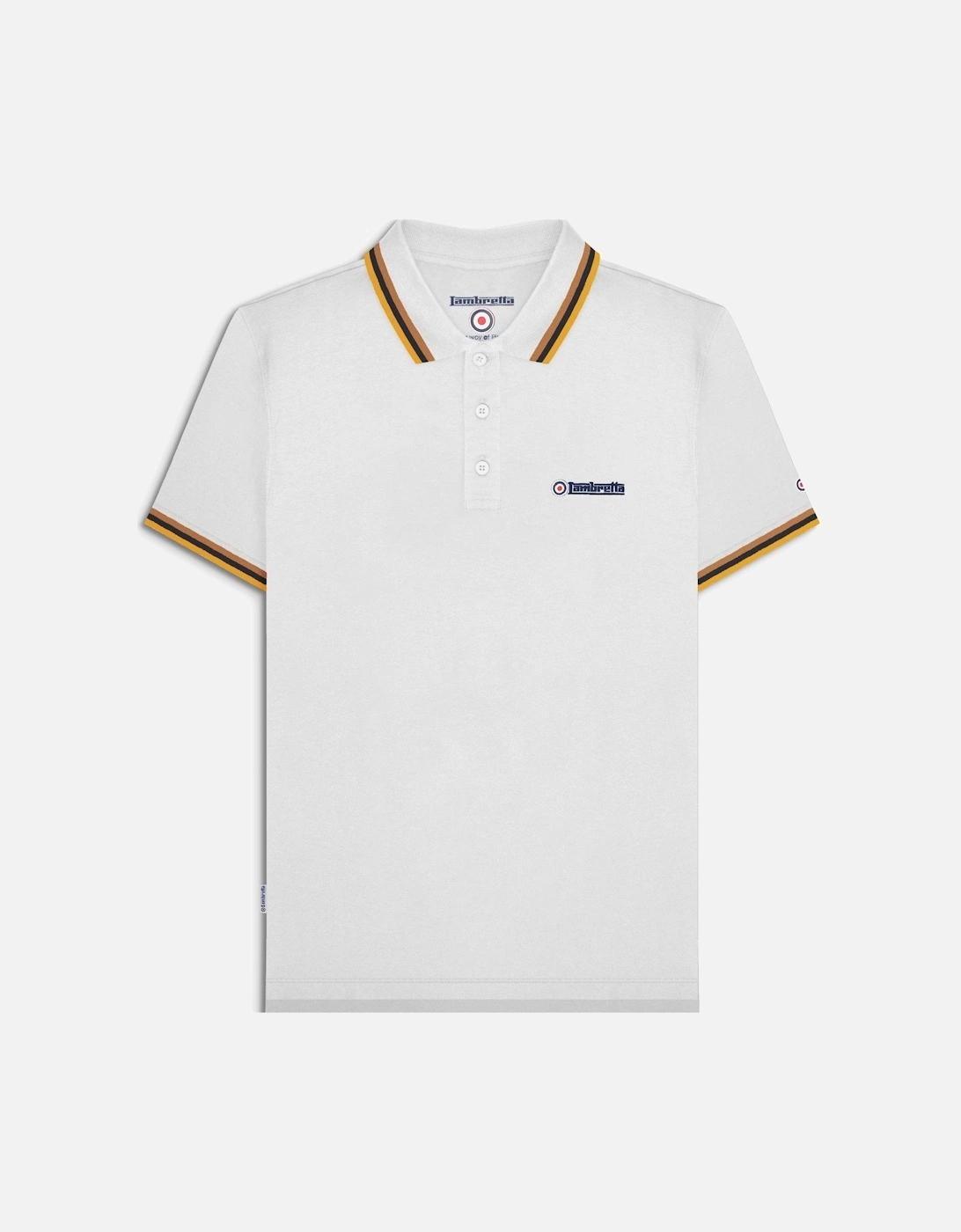 Mens Triple Tipped Polo Shirt, 2 of 1