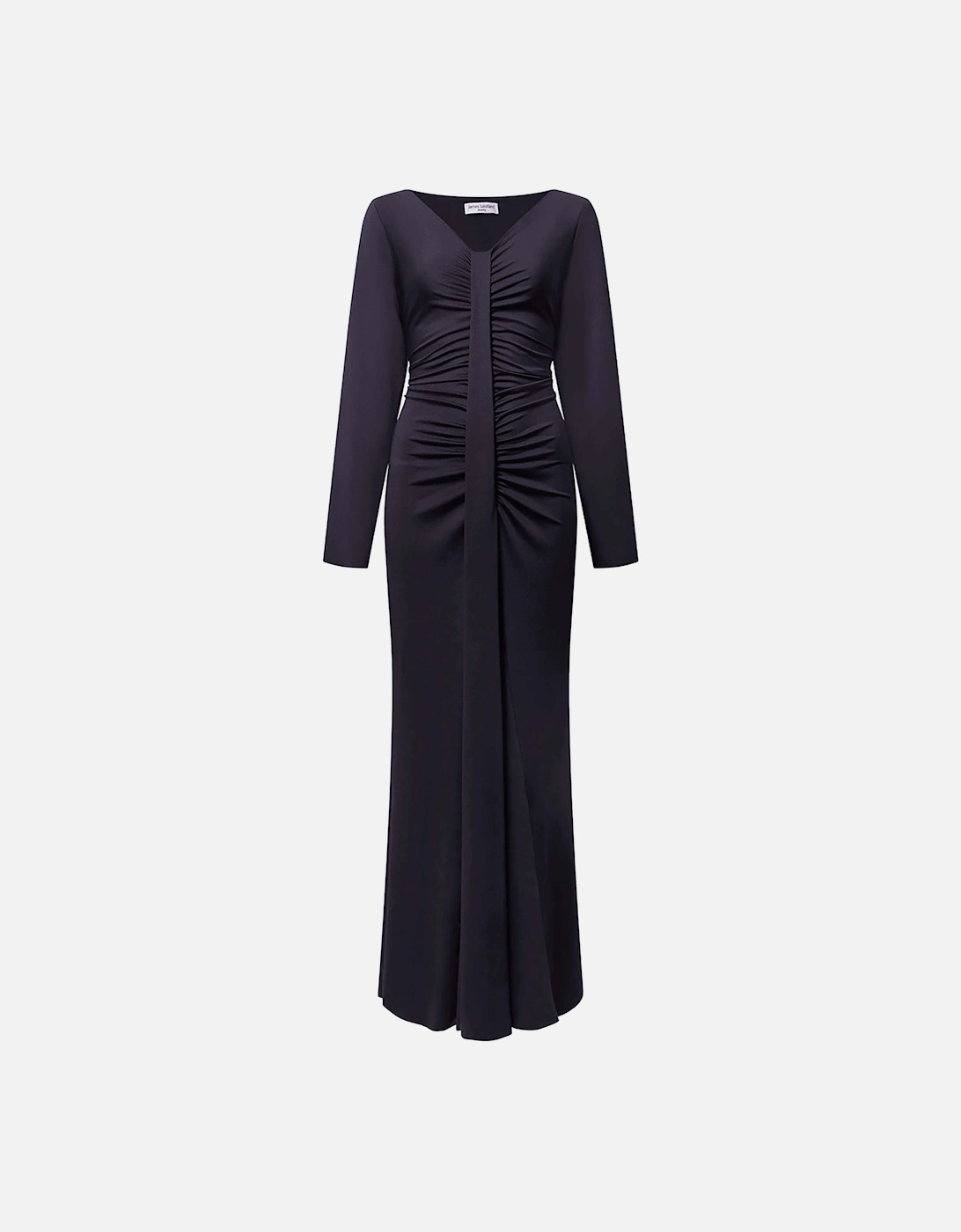 Navy Sculpted Maxi Dress