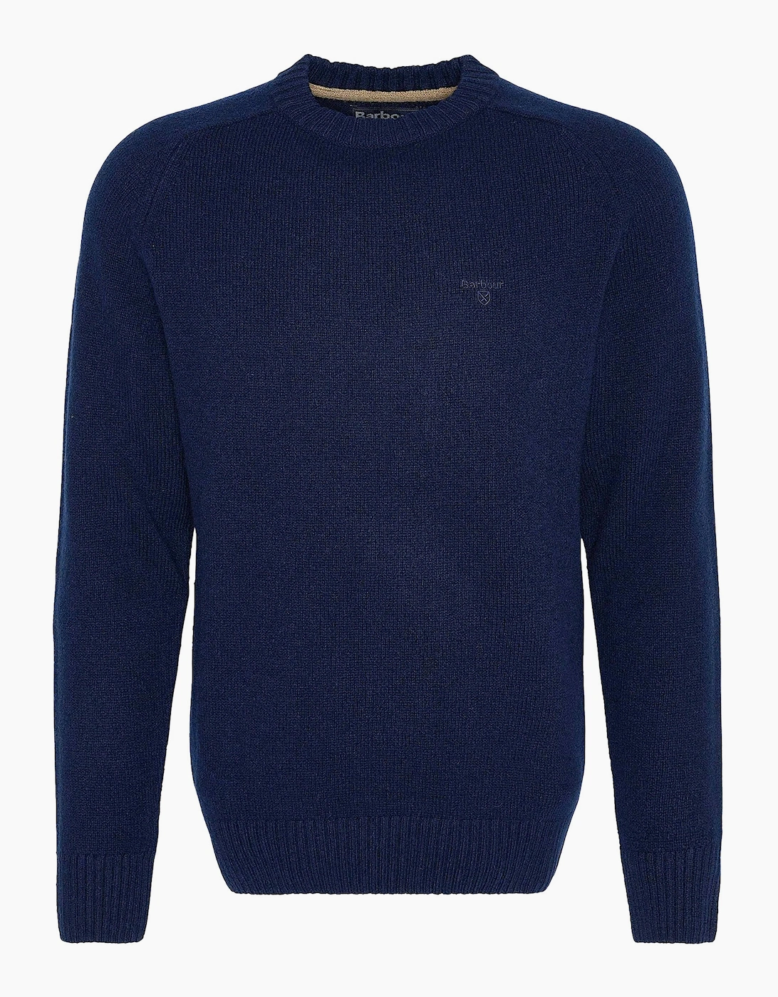 Men's Barbour Grangetown Crew Neck Wool Jumper - Navy - Size: 40