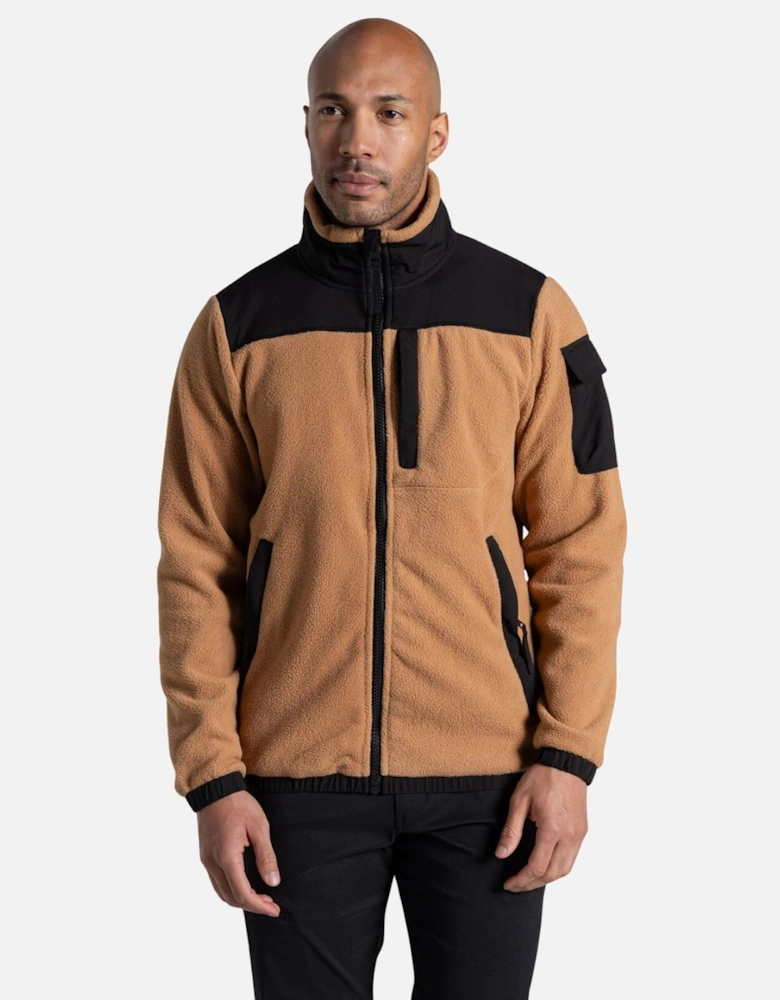 Mens Braefell Borg Full Zip Fleece