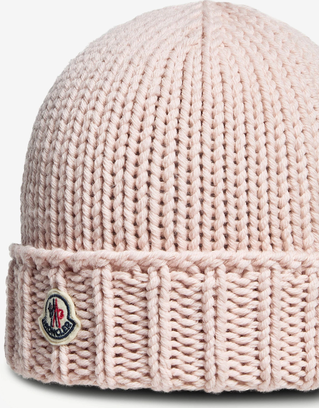 Enfant Girls Wool Knit Beanie Hat in Pink