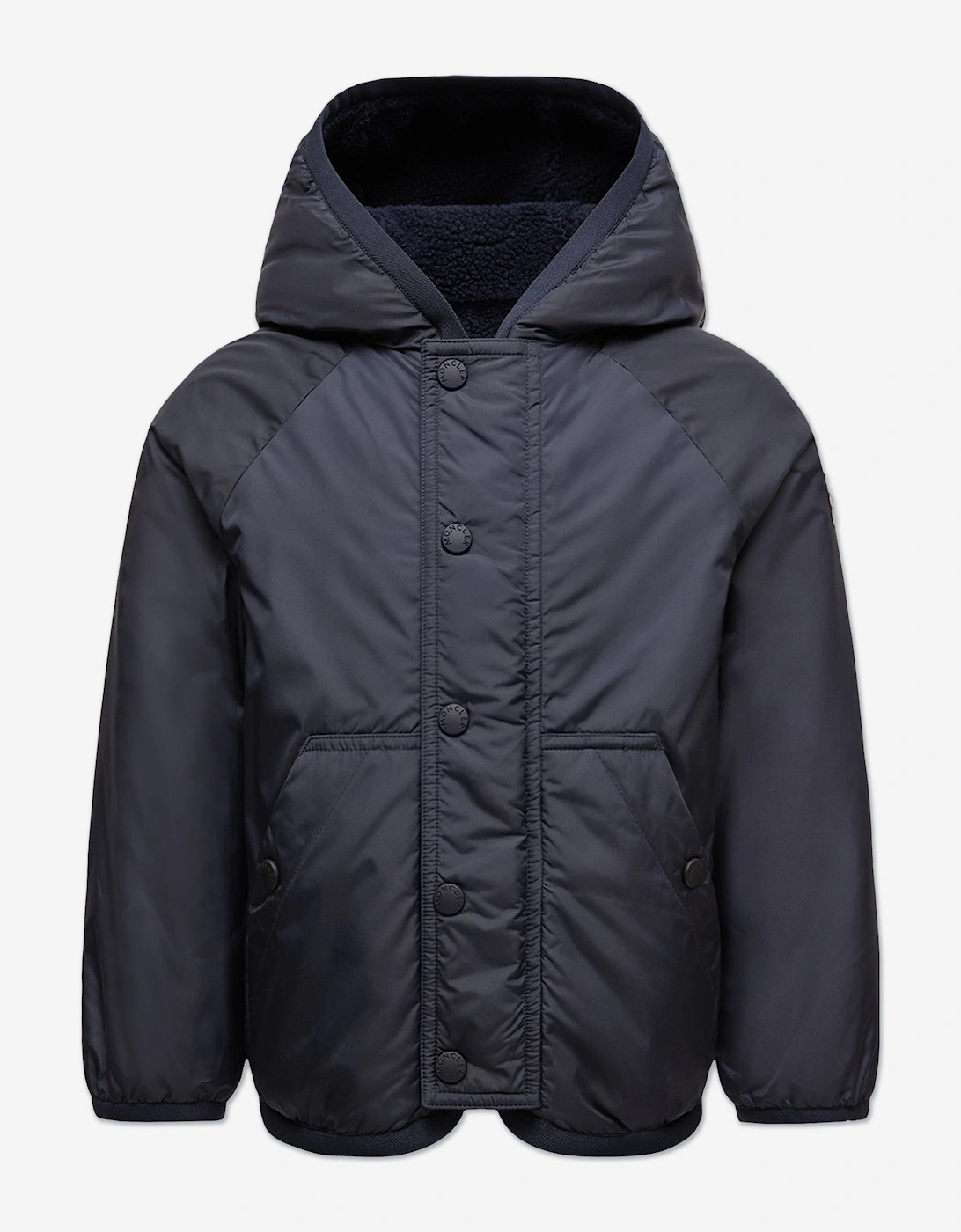 Enfant Kids Grenoble Reversible Zip Up Cardigan in Ivory