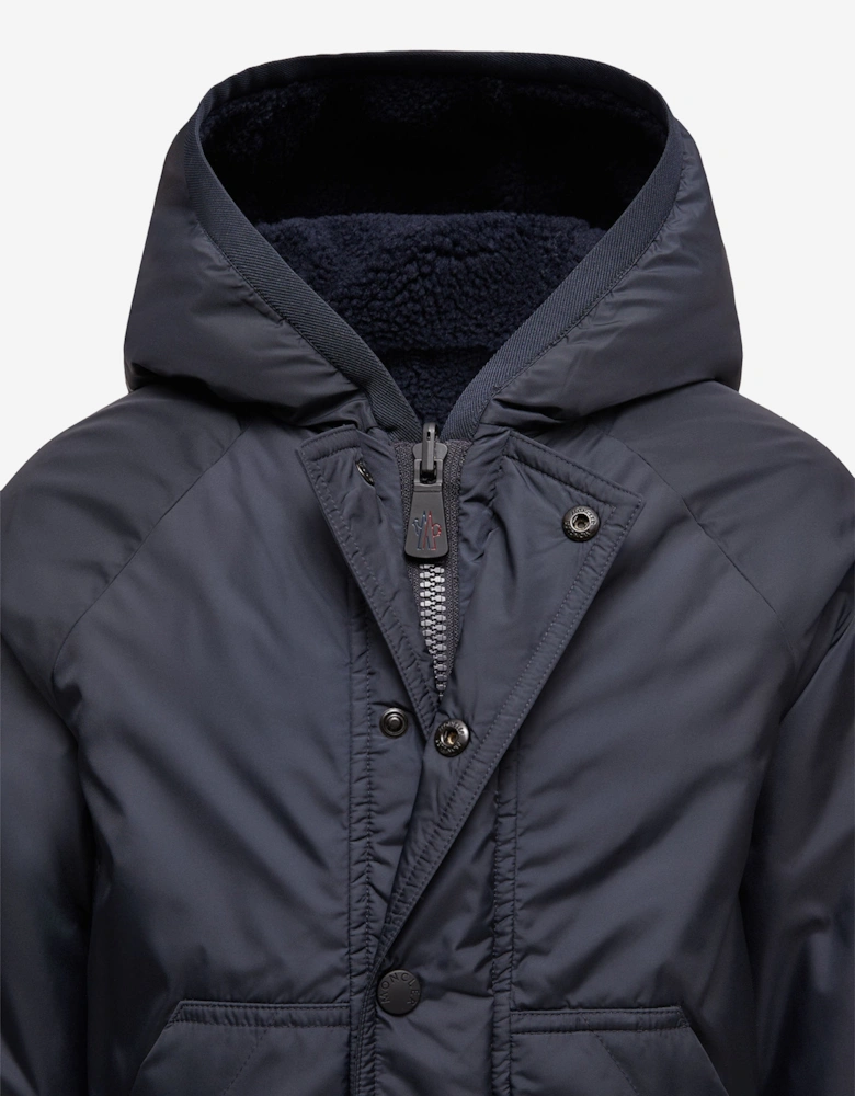 Enfant Kids Grenoble Reversible Zip Up Cardigan in Ivory