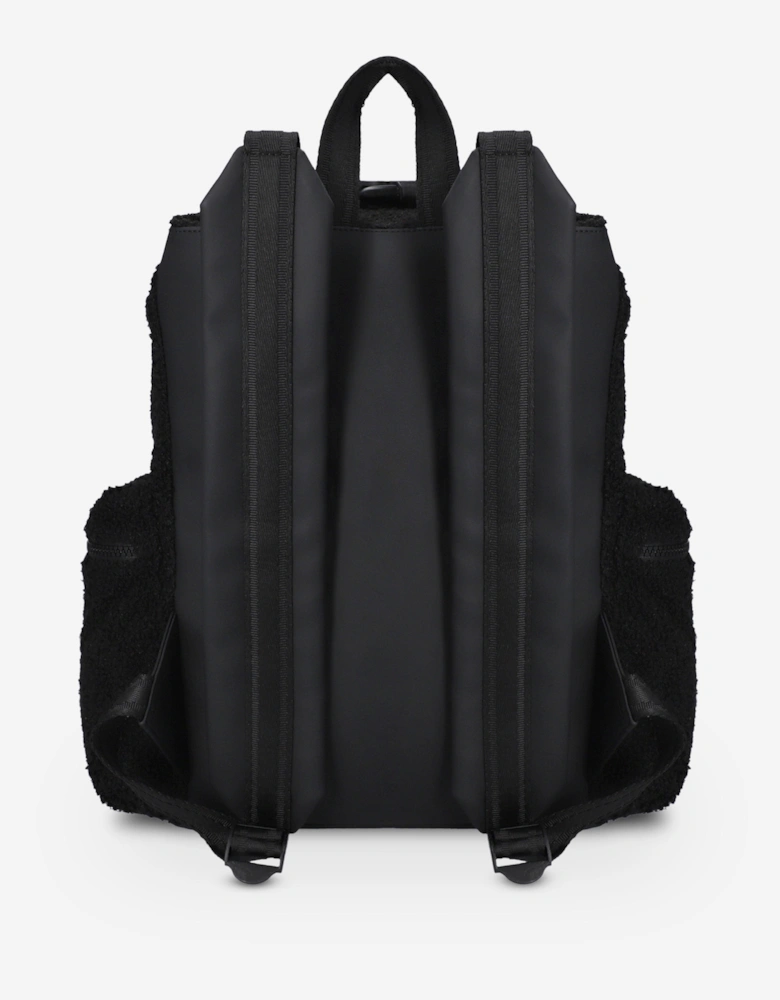 Kids Renfrew Borg Sherpa Top Clip Backpack in Black (38cm)