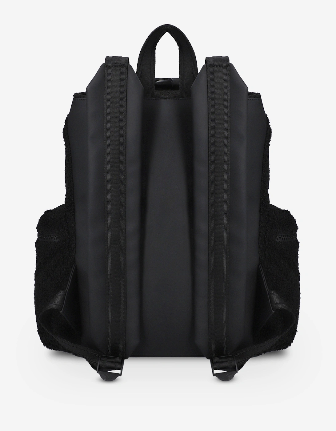 Kids Renfrew Borg Sherpa Top Clip Backpack in Black (38cm)