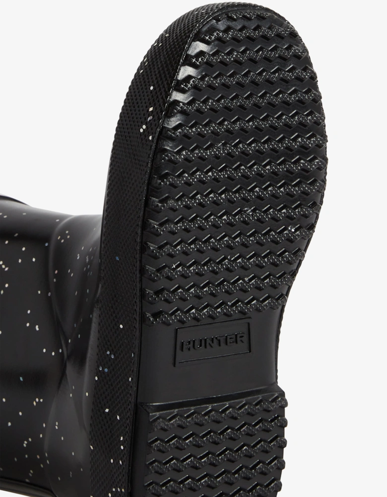 Kids First Giant Glitter Wellington Boots in Black