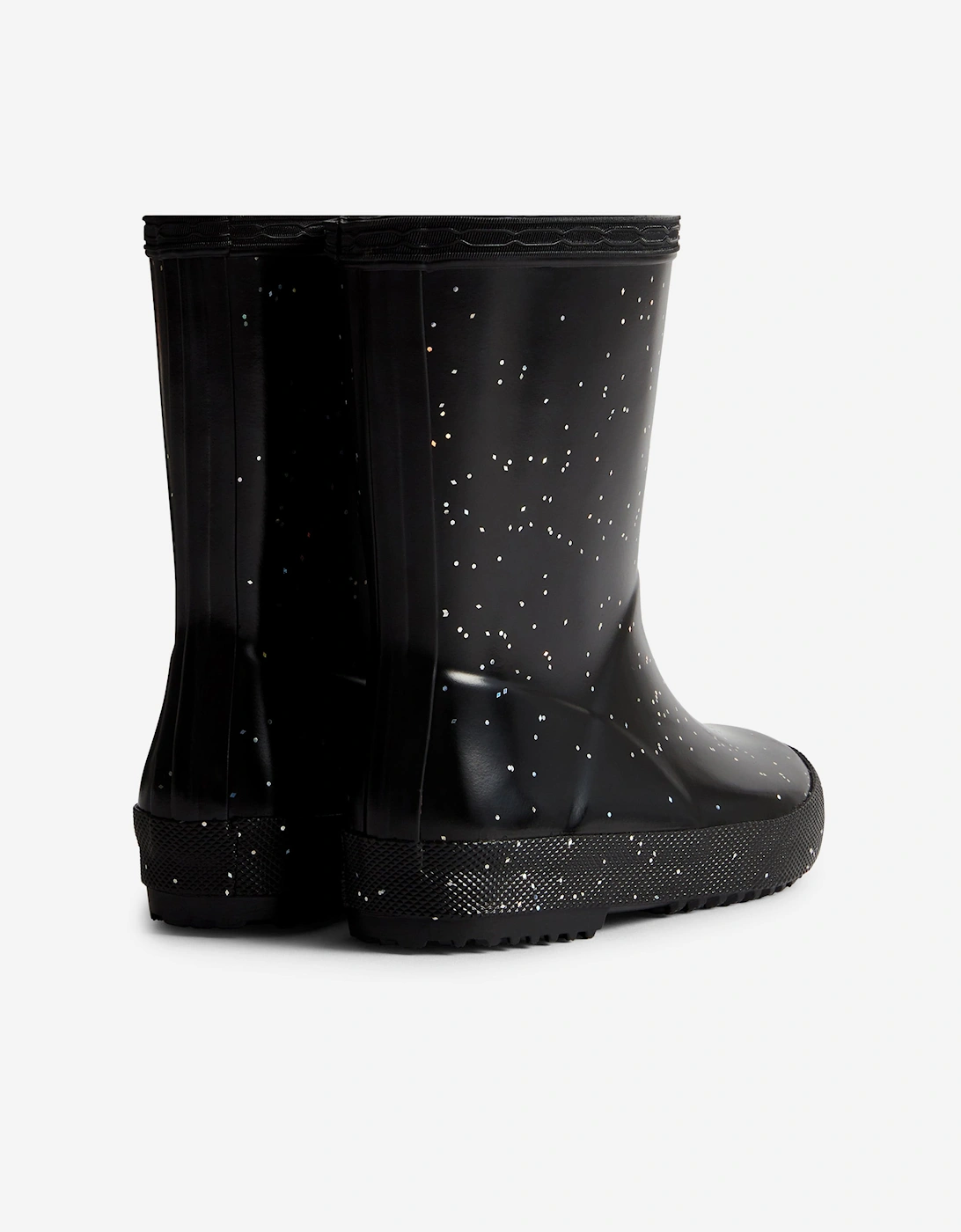 Kids First Giant Glitter Wellington Boots in Black