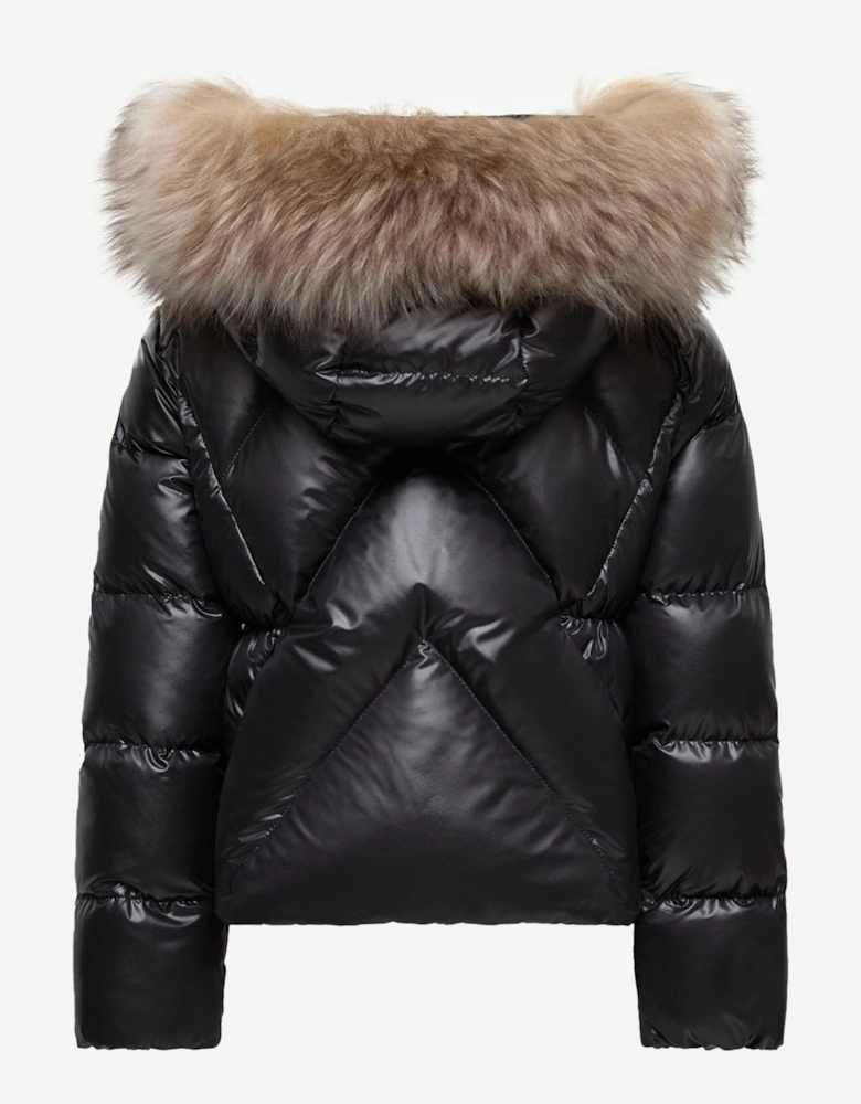 Enfant Girls Domas Down Padded Jacket in Black