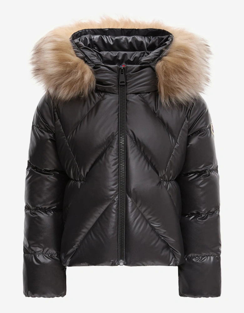 Enfant Girls Domas Down Padded Jacket in Black