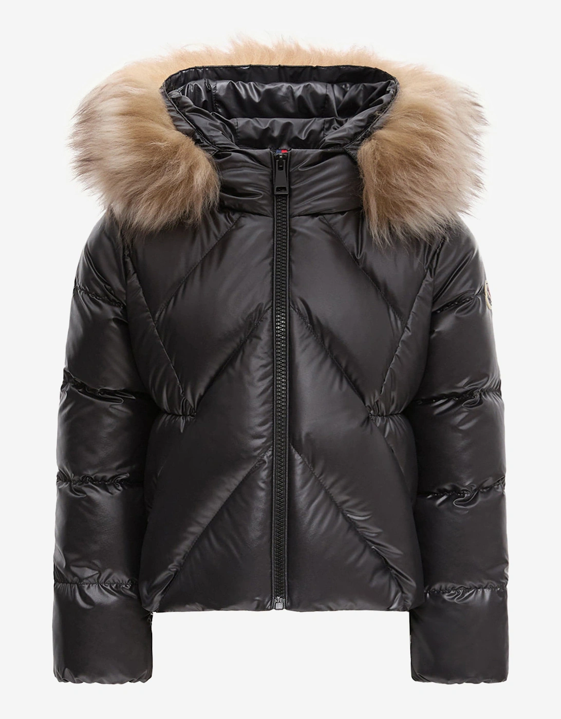Enfant Girls Domas Down Padded Jacket in Black, 6 of 5
