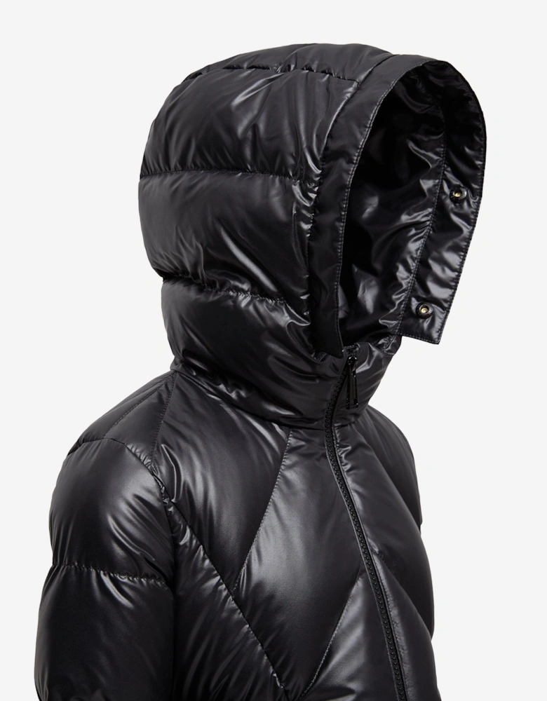 Enfant Girls Domas Down Padded Jacket in Black