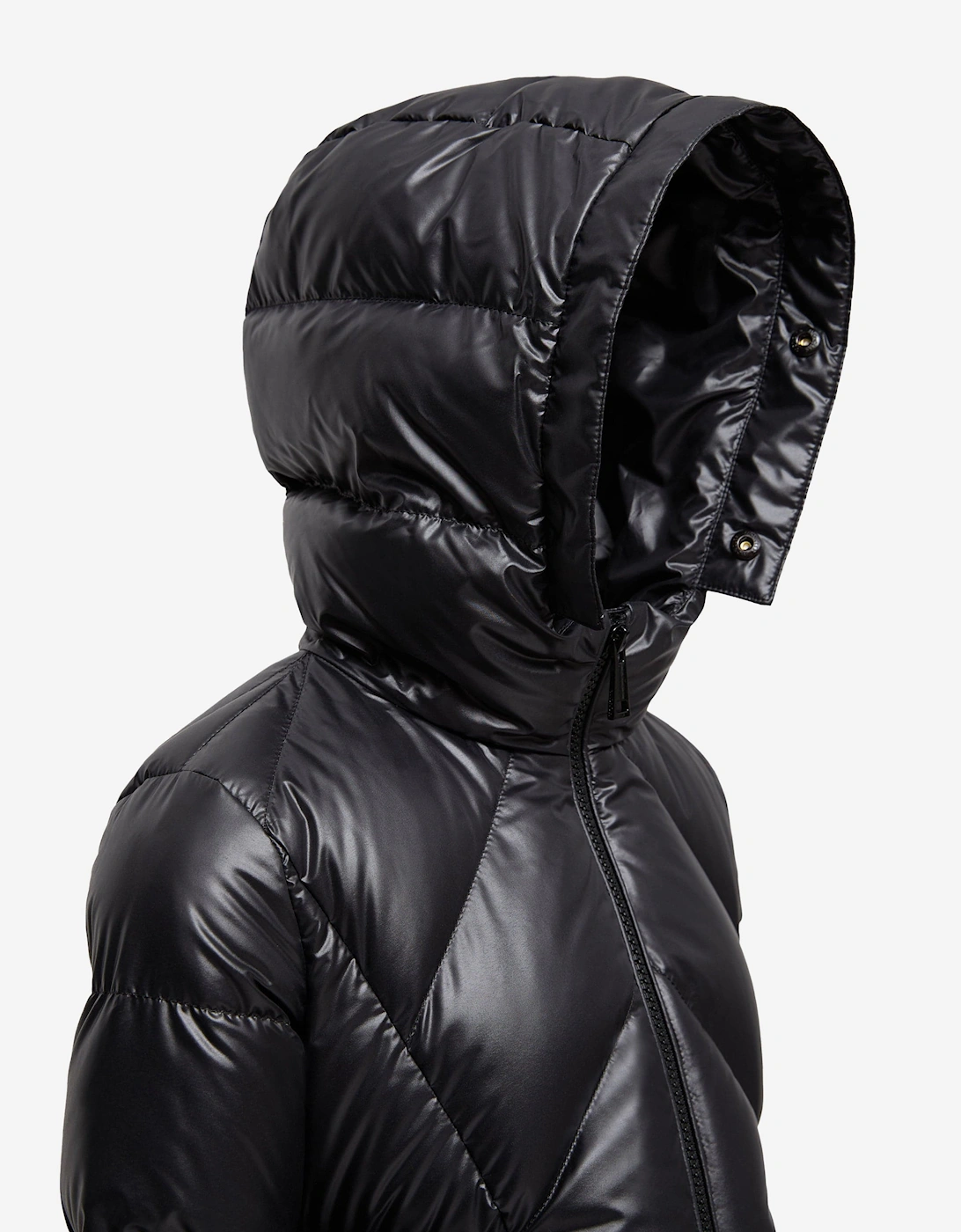 Enfant Girls Domas Down Padded Jacket in Black