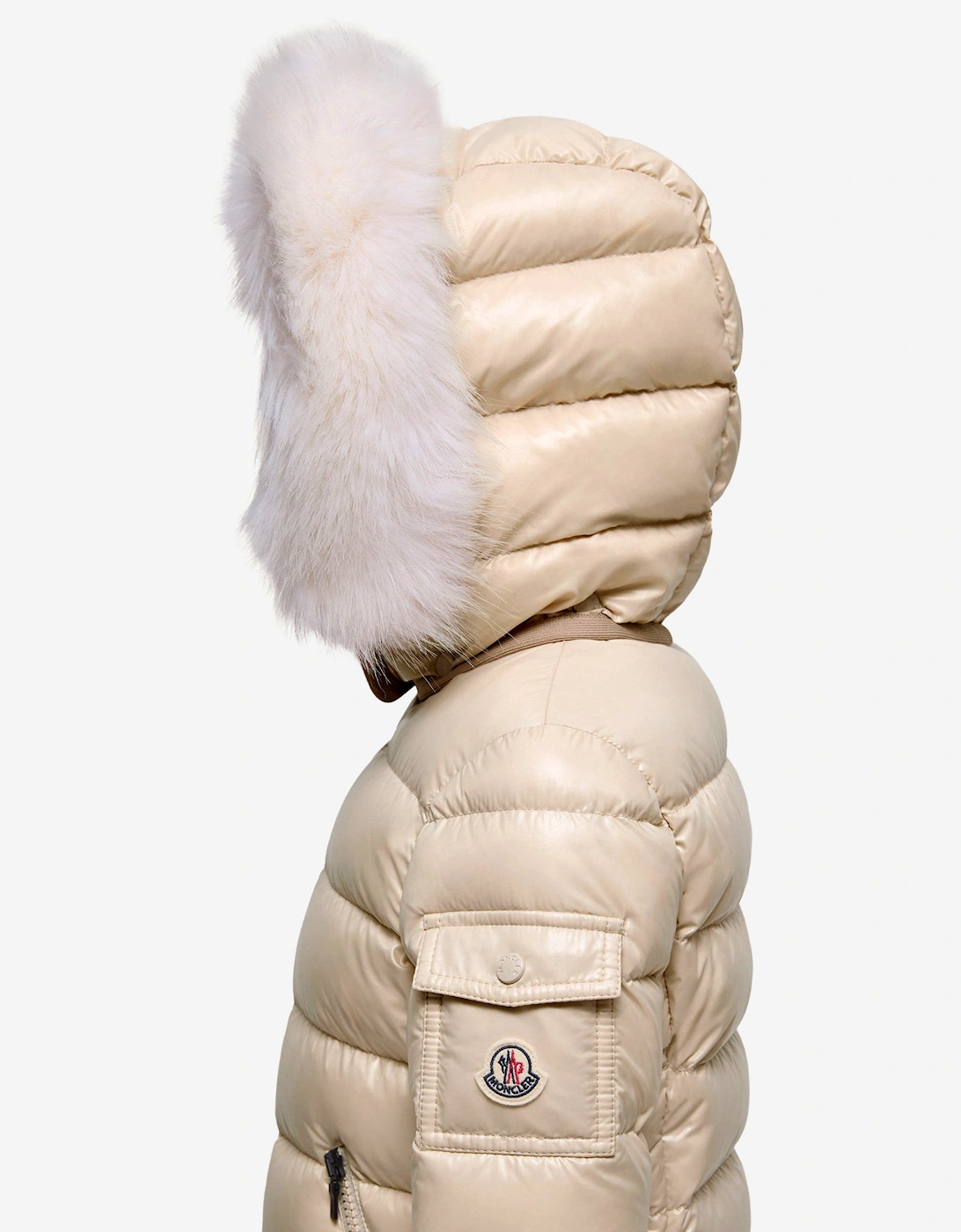 Enfant Girls Badyf Down Padded Jacket in Beige
