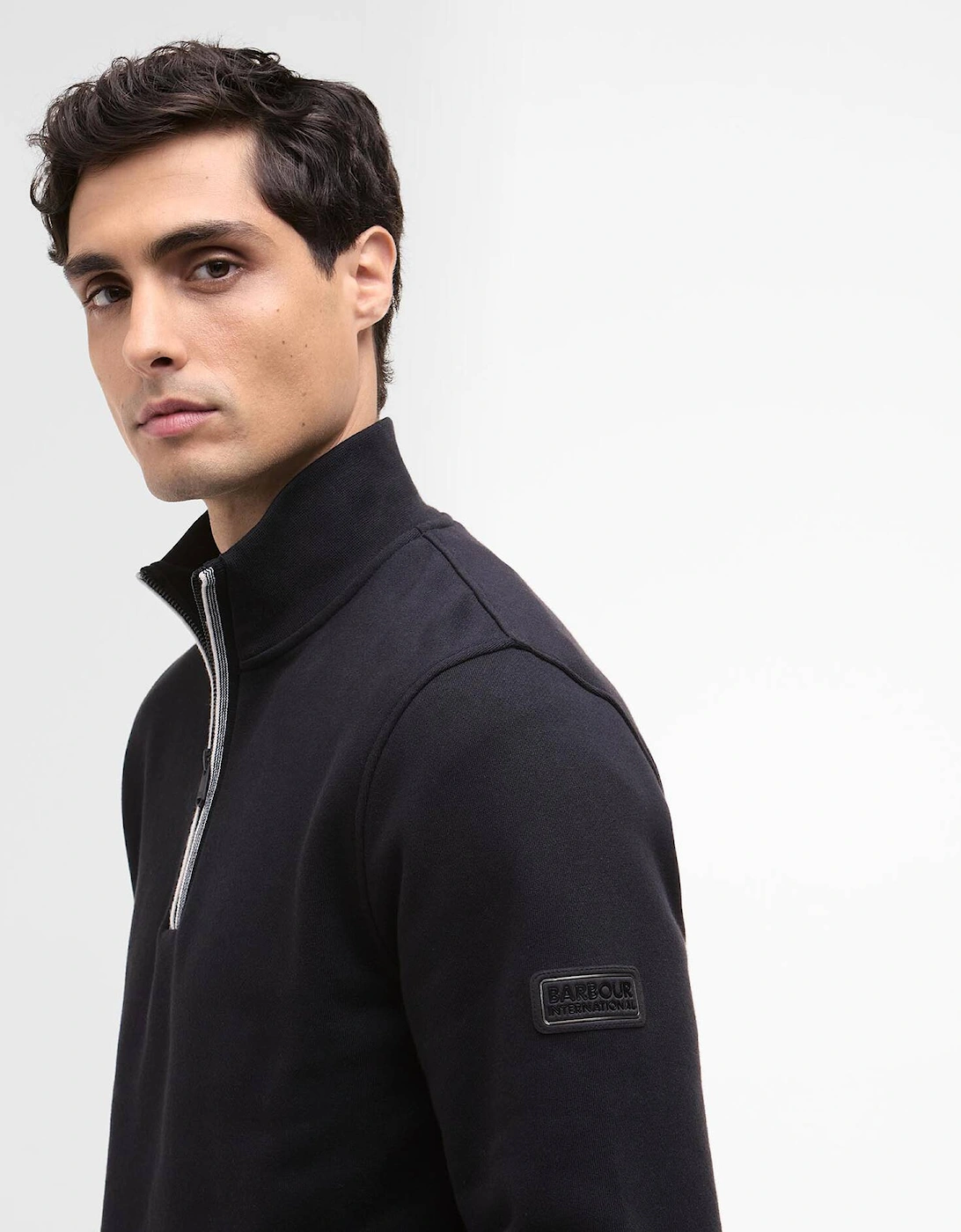 Rufforth Half Zip Sweater BK11 Black