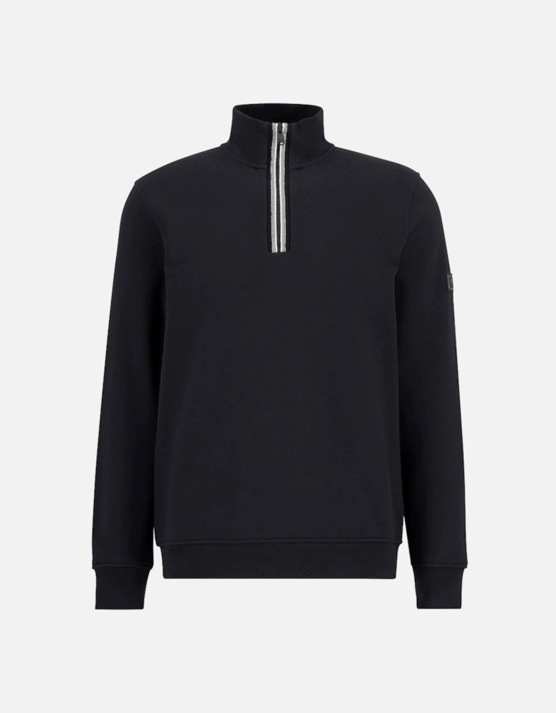 Rufforth Half Zip Sweater BK11 Black