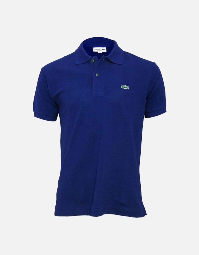 Classic Fit Pique Polo Shirt, Electric Blue