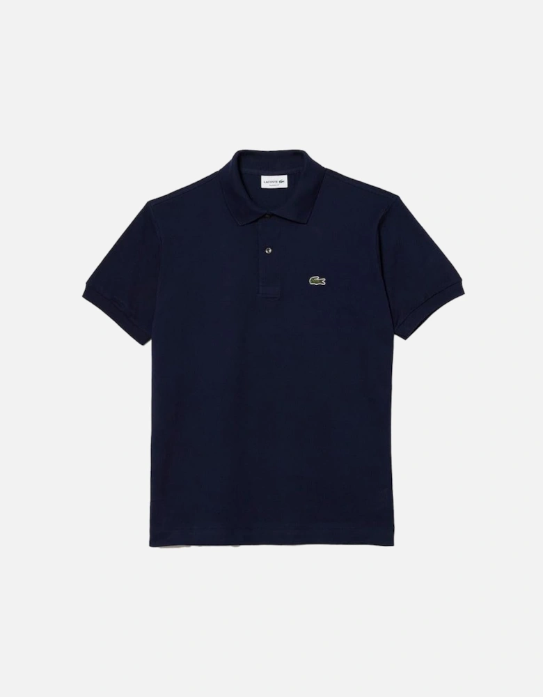 Original Piqué Cotton Polo Shirt, Navy Blue