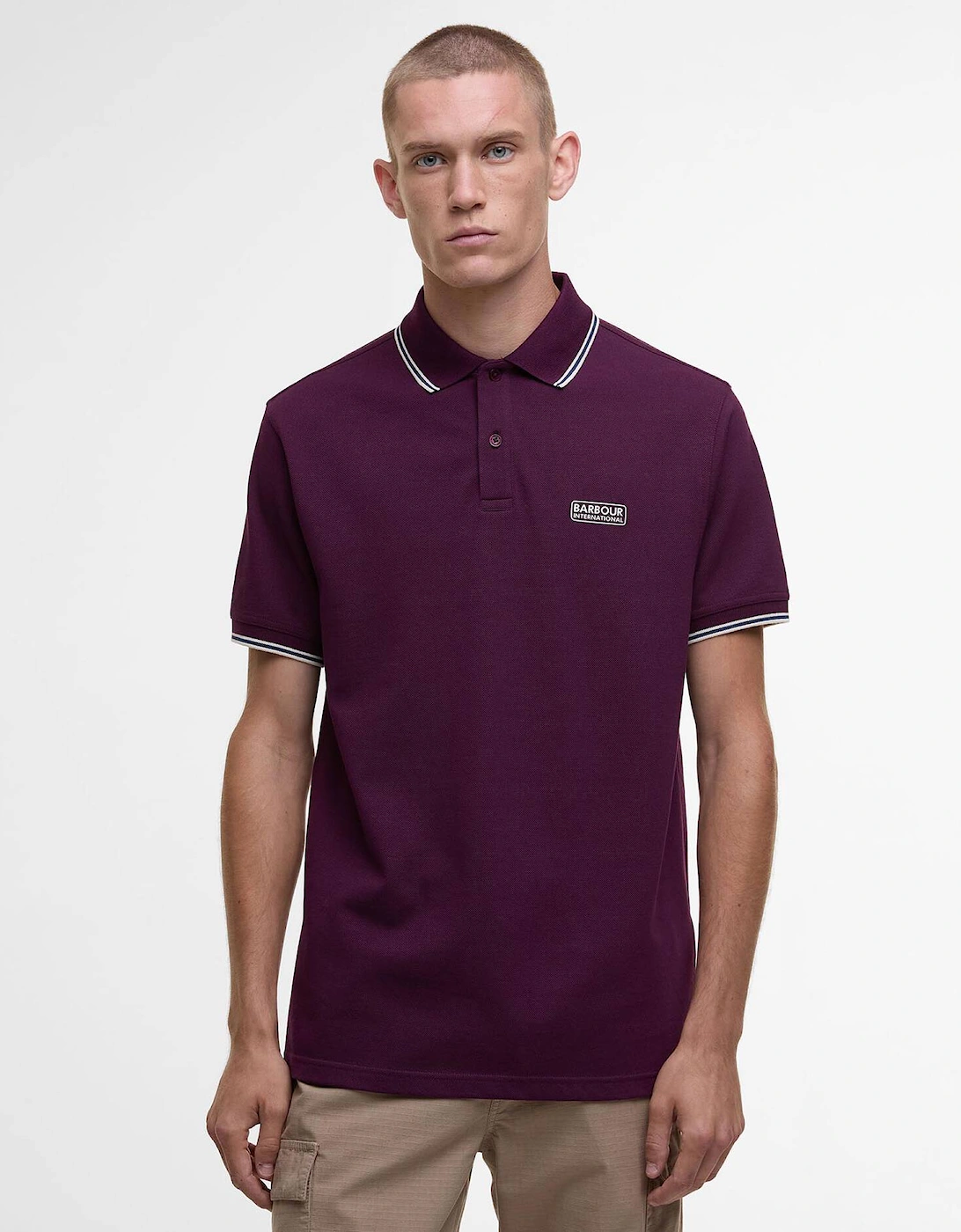 Evan Tip Polo Shirt PU99 Potent Merlot